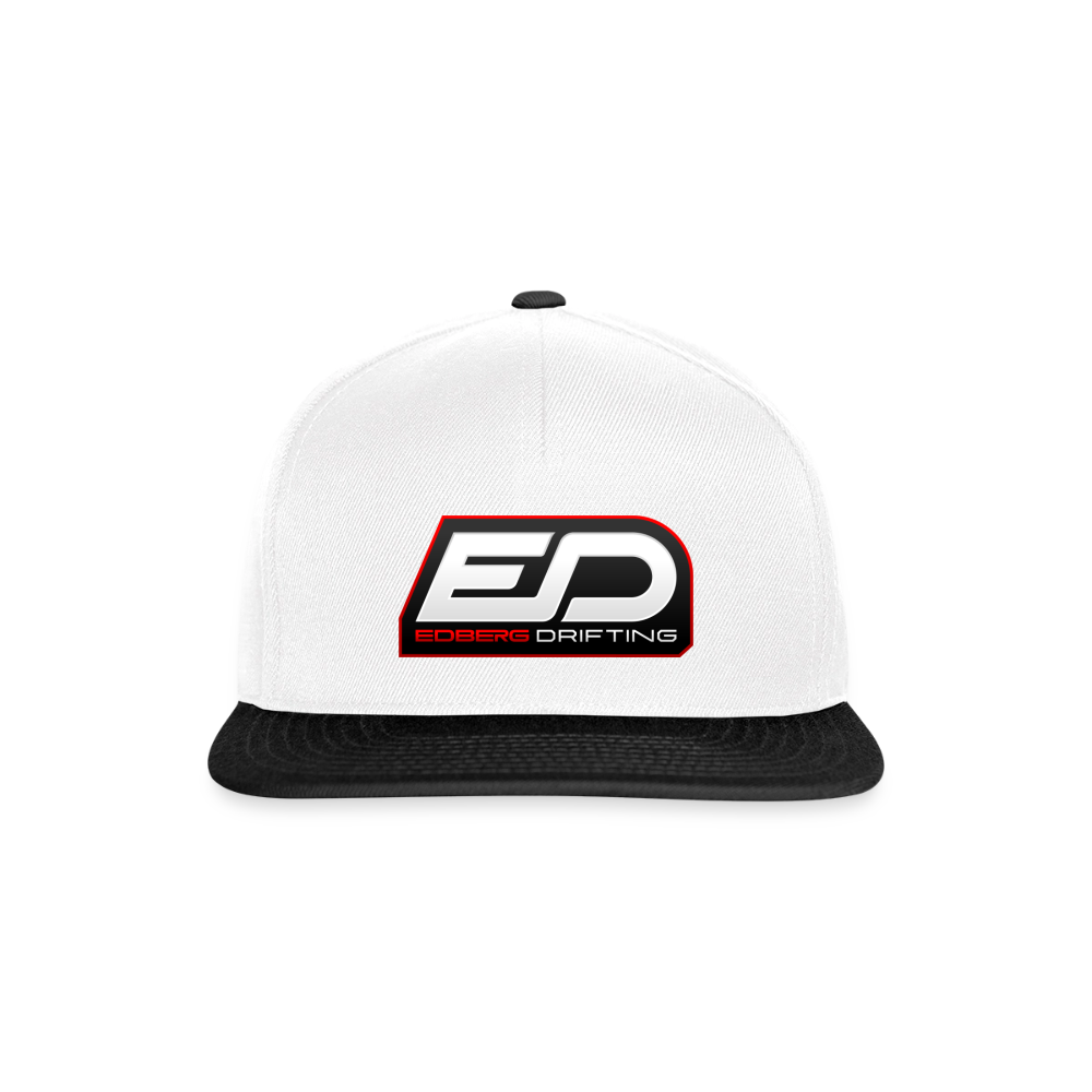 ED Snapback Cap - white/black