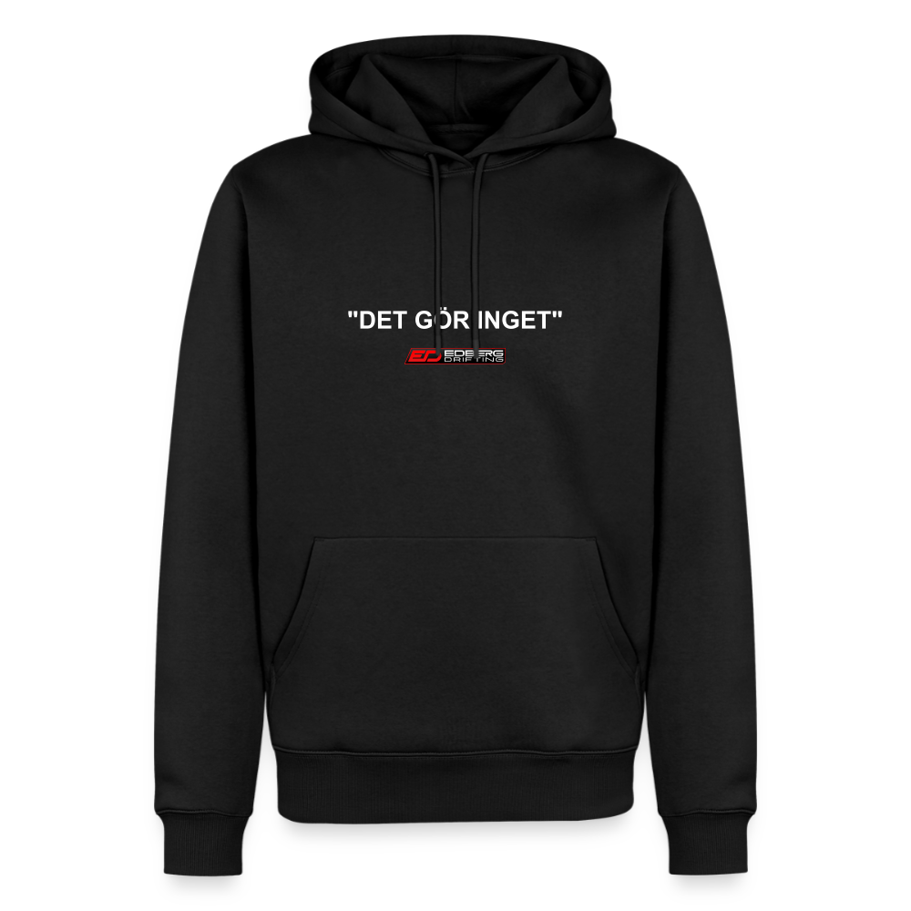 "DET GÖR INGET" Premium Hoodie - black