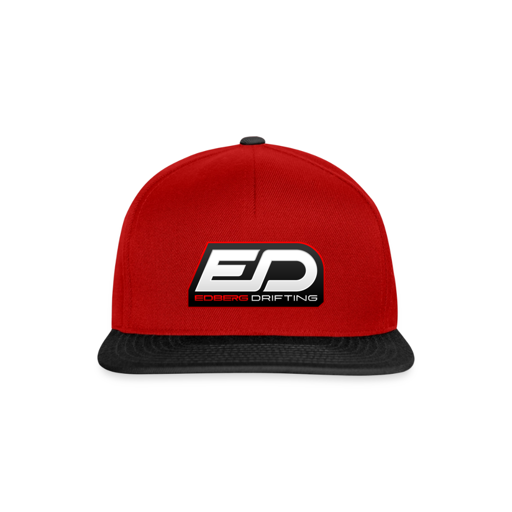 ED Snapback Cap - red/black