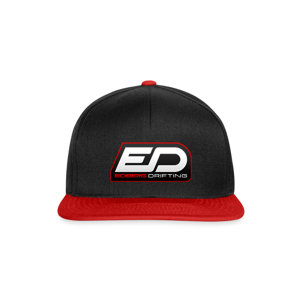 ED Snapback Cap - black/red