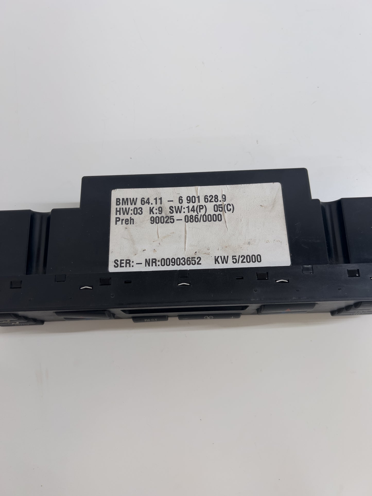 Bmw 5 Series E39 - Climate Control Panel